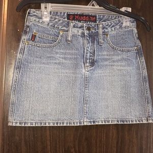 Mudd Jeans miniskirt. Size 3. 100% cotton.